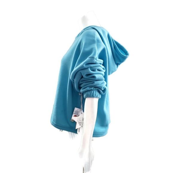 Roma Concepts Women's Draw String Hem Cropped Hoodie 1X - Picture 3 of 12